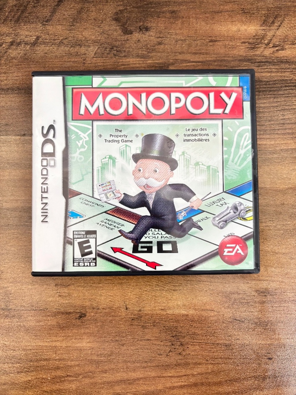 Nintendo DS Monopoly 2010 Video Game NDS with Hard Case